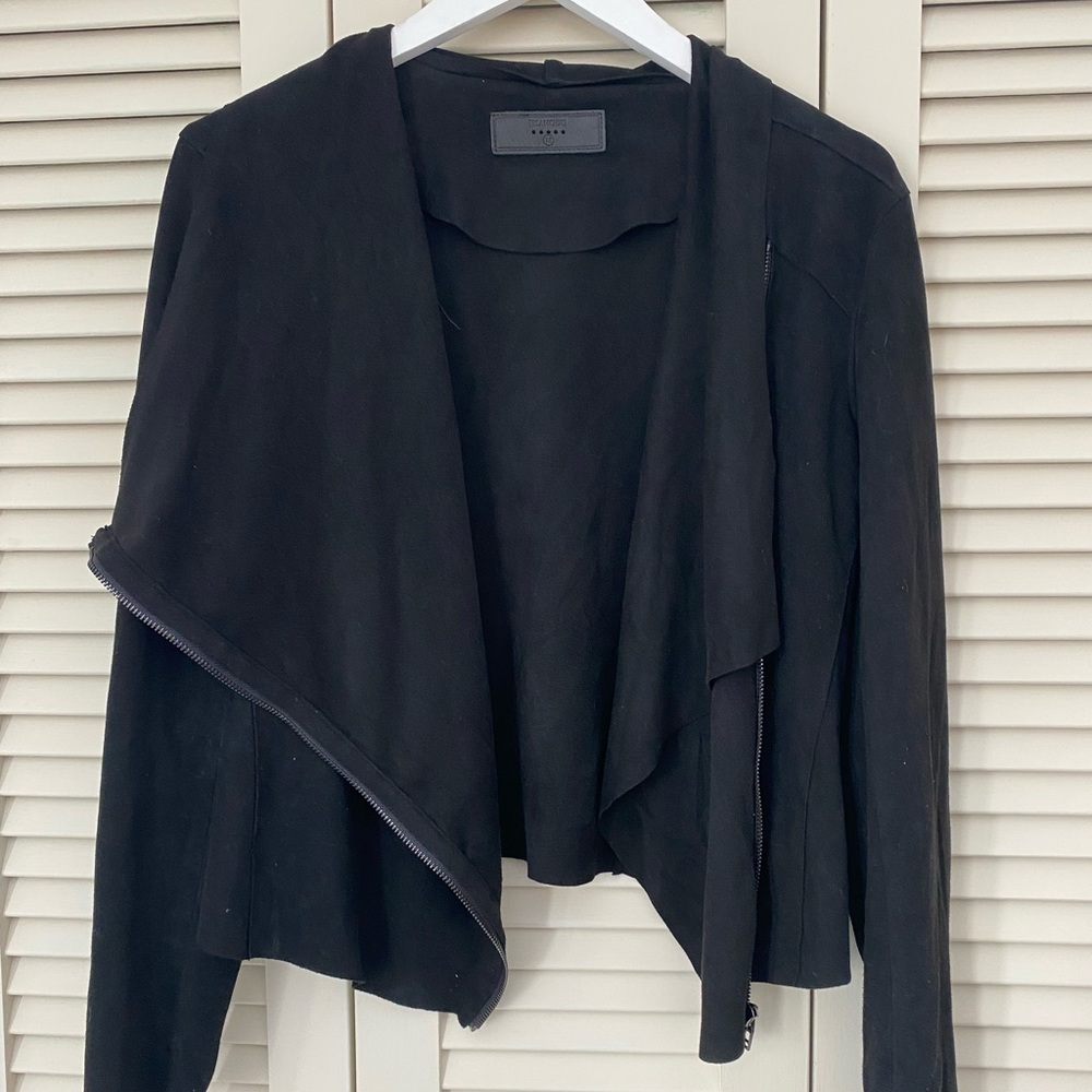 This is a cute little zip up blazer from Nordstrom.